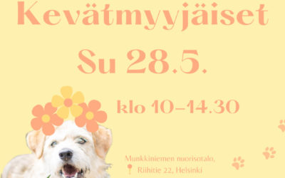 Kulkurien kevätmyyjäiset Munkkiniemen nuorisotalolla 28.5.