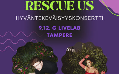 Rescue Us -hyväntekeväisyyskonsertti 9.12. Tampereella